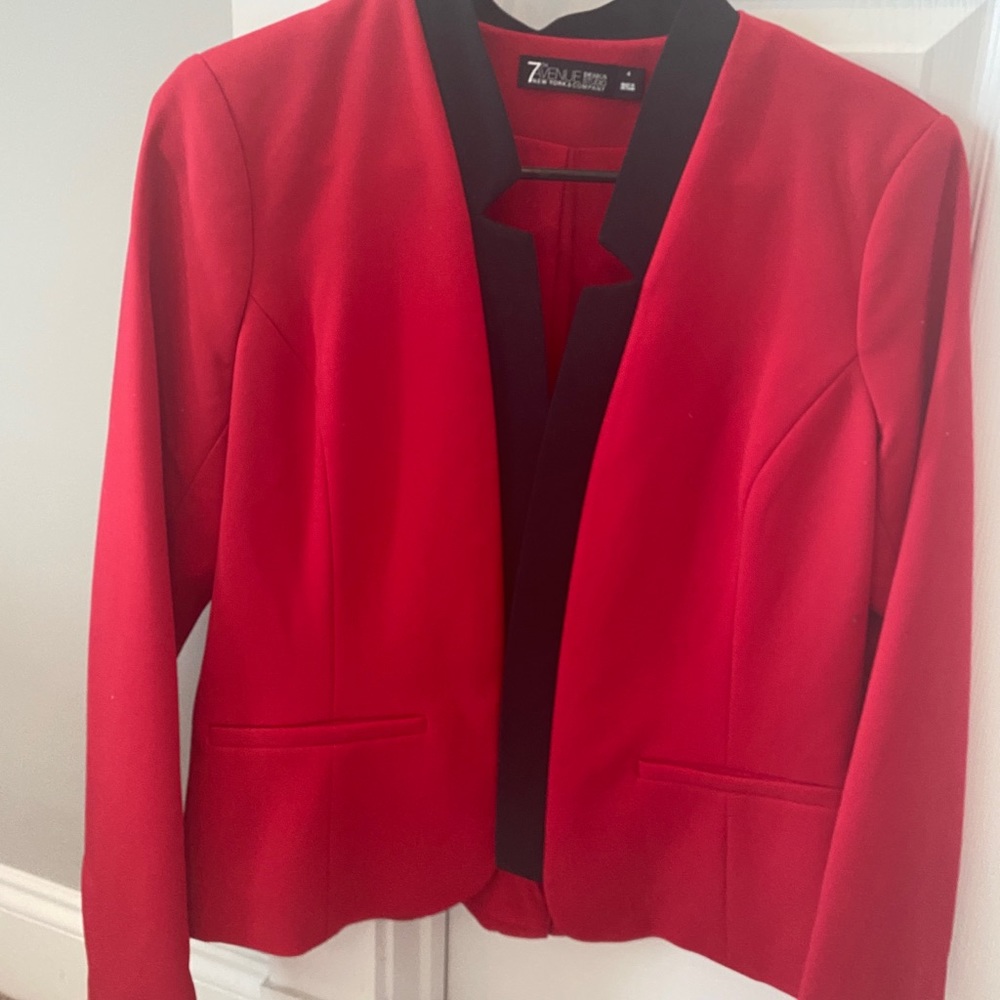 7th Avenue red blazer